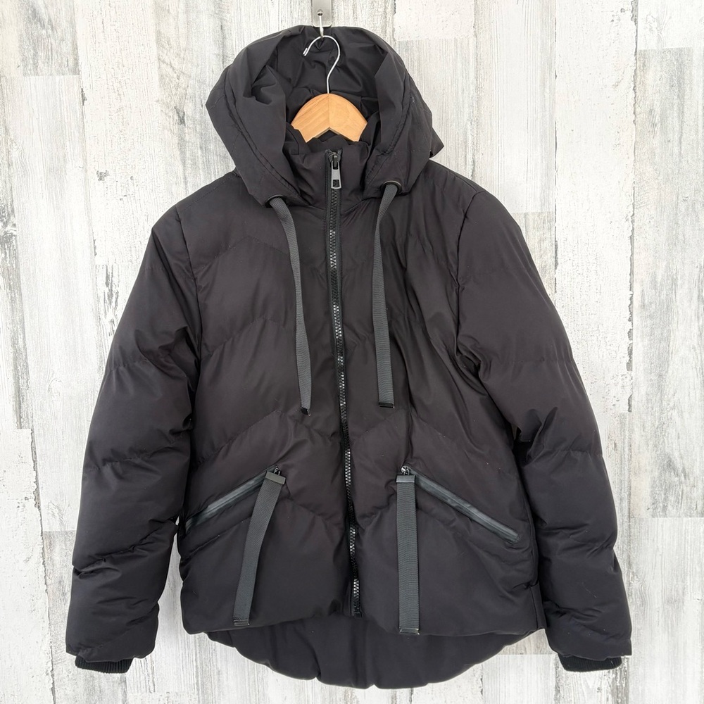 Saint & Sinner Women’s Size Small Full Zip Puffer Jacket In Black